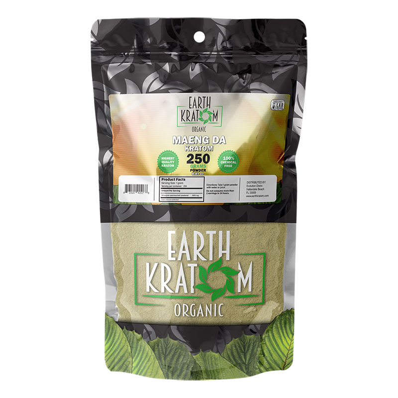 EARTH KRATOM 250 GRAM MAENG DA